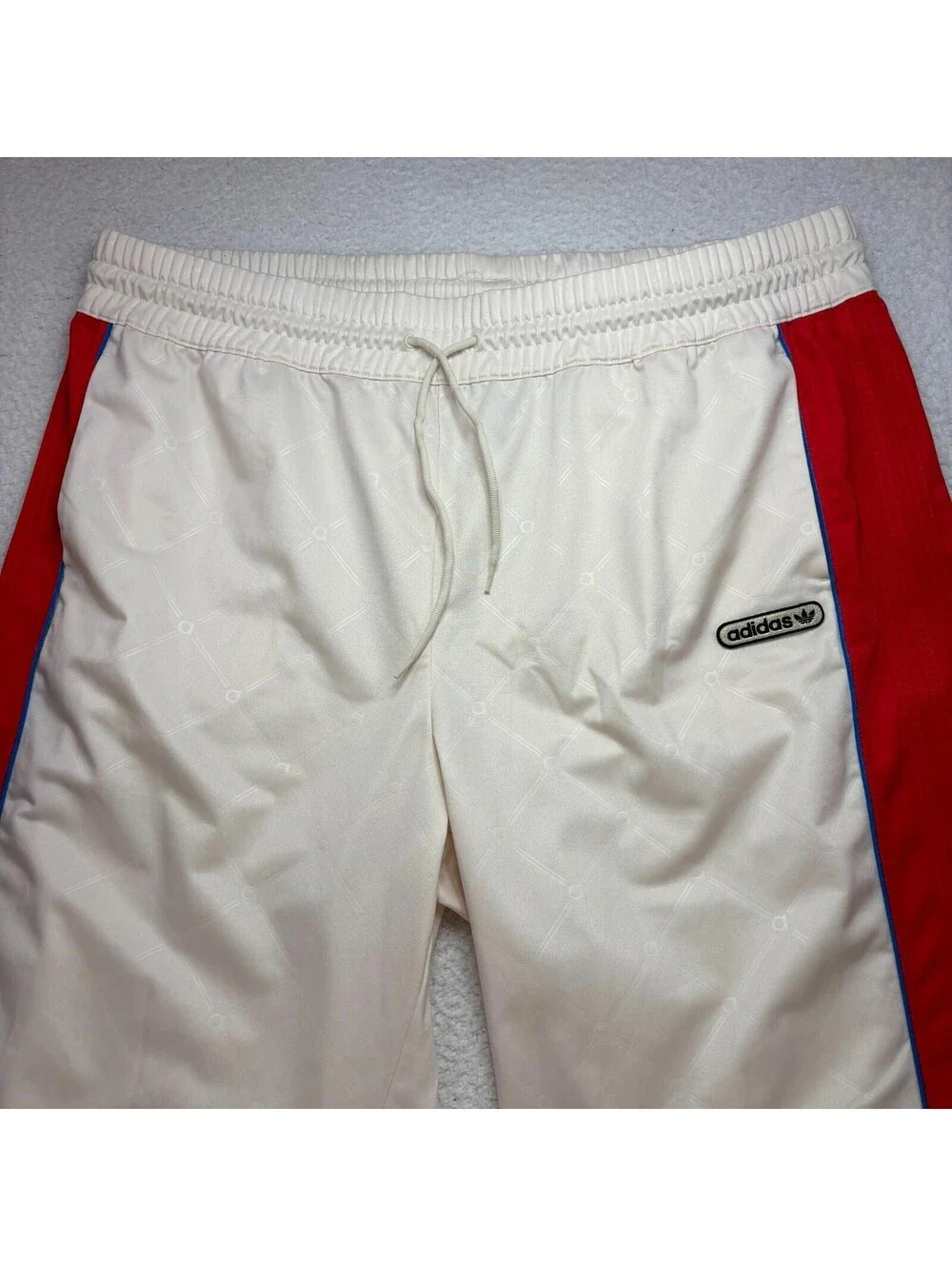 Adidas Originals Women’s 3XL Luxury Tracksuit Wonder White / Red Matching Set